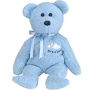 MWMT 7 Inch Ty Beanie Baby ~ IT'S A BOY the New Born Baby Bear 