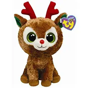 TY BEANIE BOOS COMET the 6" REINDEER MINT with MINT TAGS