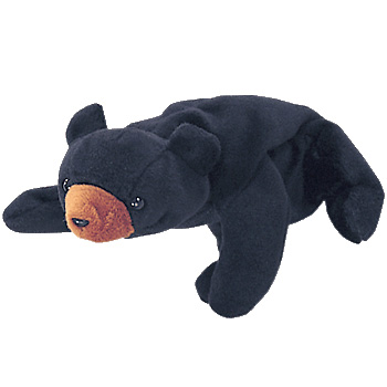 Ty Beanie Baby Blackie The Bear Plush Toy for sale online 