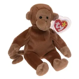 Bongo the Monkey (Tan Tail) - Beanie Babies - Beaniepedia