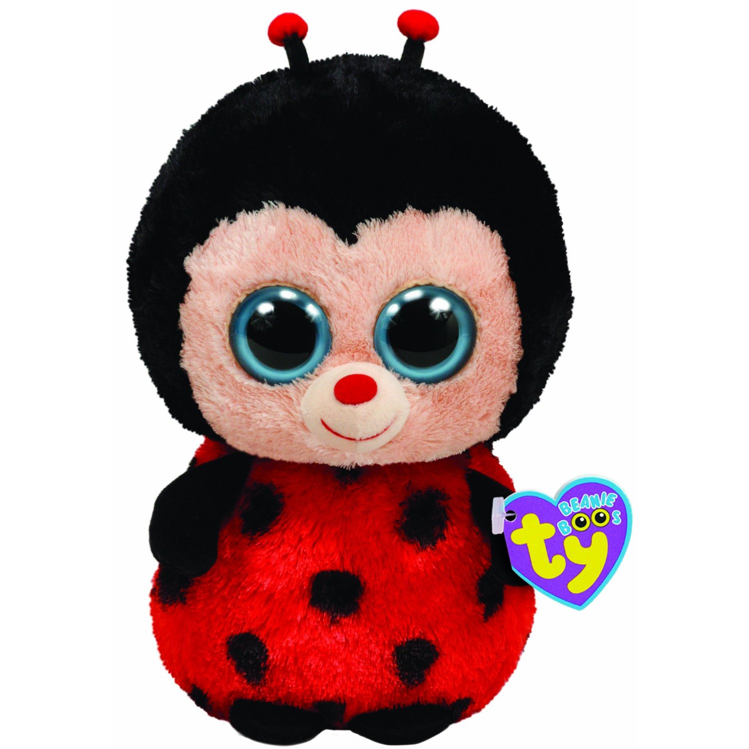 6 Inch NEW MWMT Ty Beanie Boos ~ BUGSY the Ladybug 