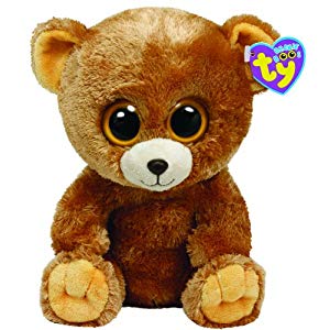 3 Inch Ty Beanie Boos Clip ~ HONEY the Brown Bear MWMT 