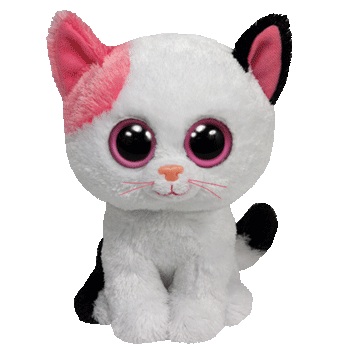 Ty Beanie Boos ~ MUFFIN the Cat 6 Inch - Purple Tags MINT with MINT TAGS 