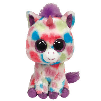 NMT* Ty Beanie Boos ~ WISHFUL the Unicorn MWNMT 6 Inch Red Tag with ERRORS 
