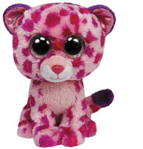 Details about   TY Beanie Boos Pink Purple Spot Glamour Leopard Cat May 5 Plush Original Tag 6" 
