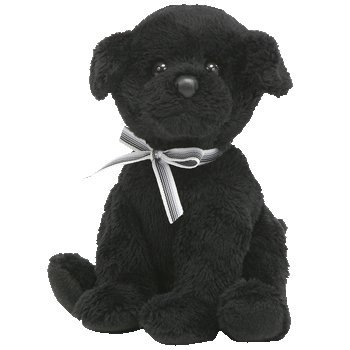 black dog beanie baby