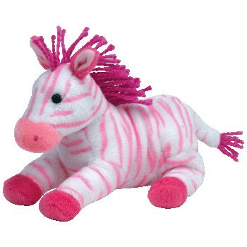 Ty Beanie Baby: Bubble Gum the Zebra