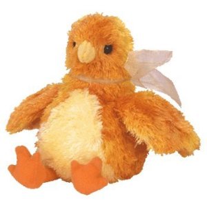 Chickie 2001 Ty Beanie Babie 6in Yellow Easter Baby Chick 3up Boys Girls 4509 for sale online