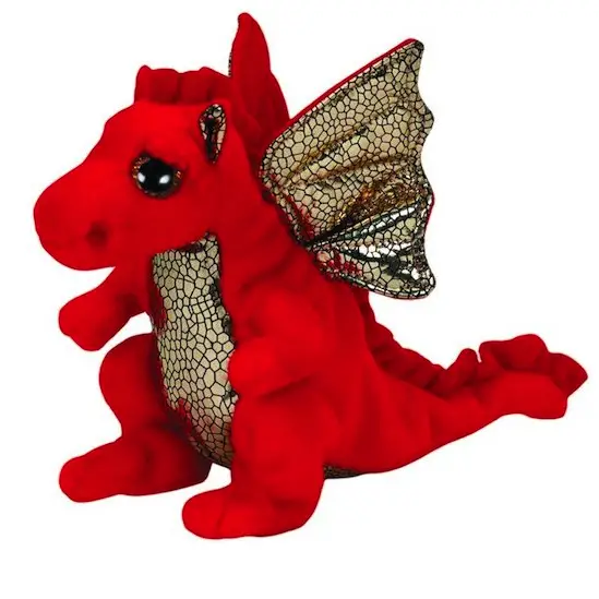 rare Ty Beanie Baby ~ LEGEND the RED Dragon DOB:6/11/14 MWMT ~ Retired 