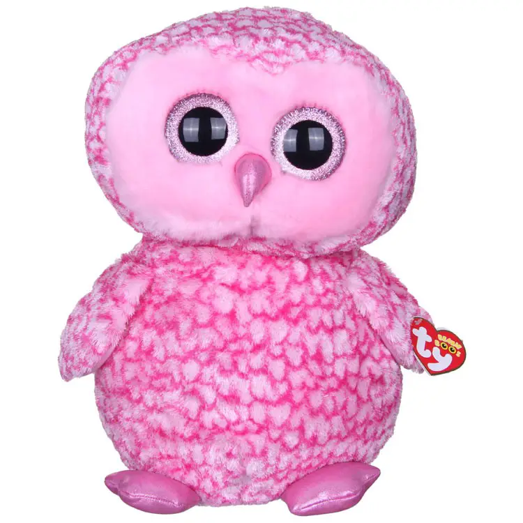 6" TY Beanie Boo Pinky The Owl 
