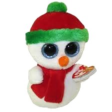 Ty Beanie Boo SCOOP the Snowman 6" MWMT 