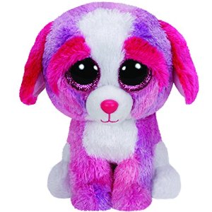 New With Tags 6" Sherbet the Dog Ty Beanie Boos Valentine's Day 