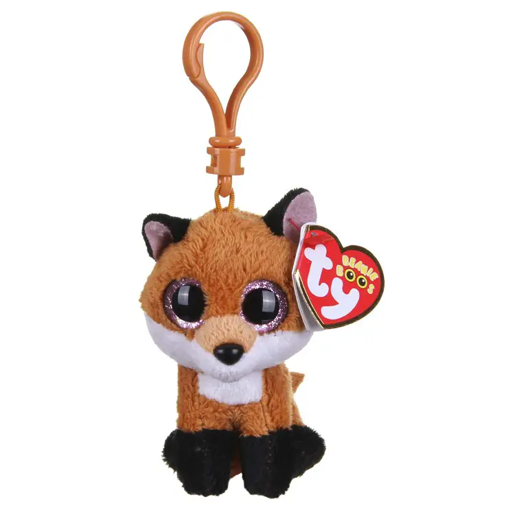 Qiyun Ty Beanie Boos Red Fox Keyclip Backpack Clip Birthday May 1st Slick Keys 