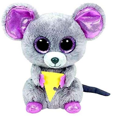 Ty Beanie Babie Boos 6 Squeaker The Mouse Pink Glitter Eyes 2015 Retired for sale online 