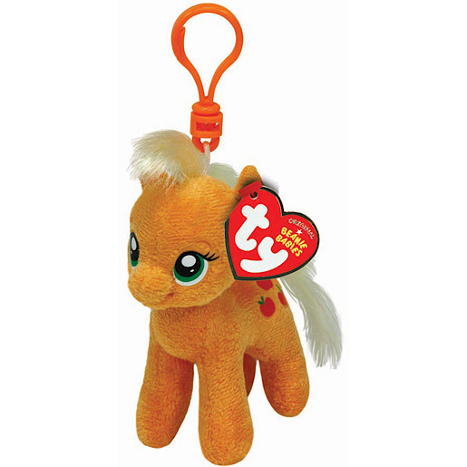 My Little Pony Key Clip ~ 5 Inch Plush Toy ~ NEW Ty Beanie Baby ~ RARITY