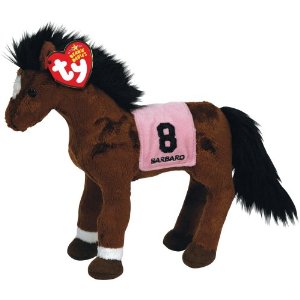 KENTUCKY DERBY EXCLUSIVE w/extra TAG TY BARBARO the HORSE BEANIE BABY 