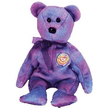 TY BEANIE BABY BEAR CLUBBY IV SEALED IN TUBE W/ POSSIBLE TY WARNER SIGNATURE 