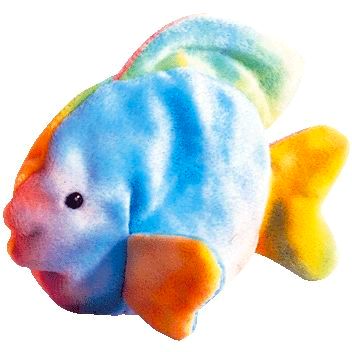 TY Beanie Babies BBOC Card Series 1 Common CORAL the Tropical Fish NM/Mint