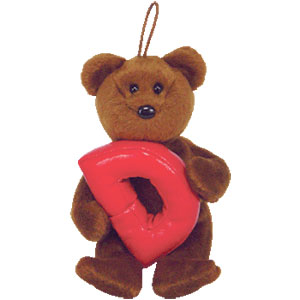 Ty Beanie Babies 40516 Alphabet Bear Letter P for sale online 
