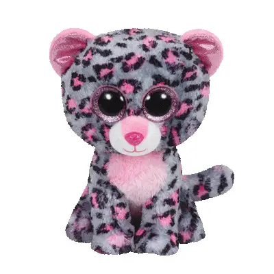 NEW TY BEANIES BOOS  Leopard Tasha MINT Stuffed doll 6" 