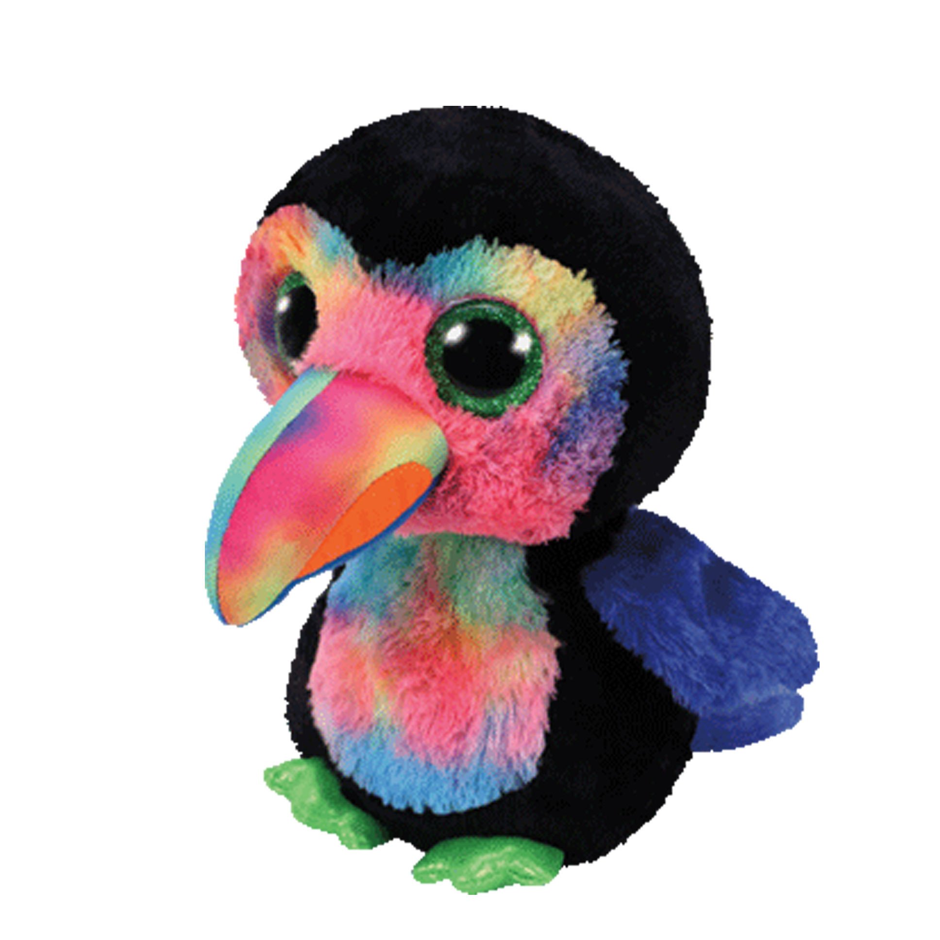 Ty Beanie Babies BEAK the Bird Beanbag Plush Stuffed Toy 
