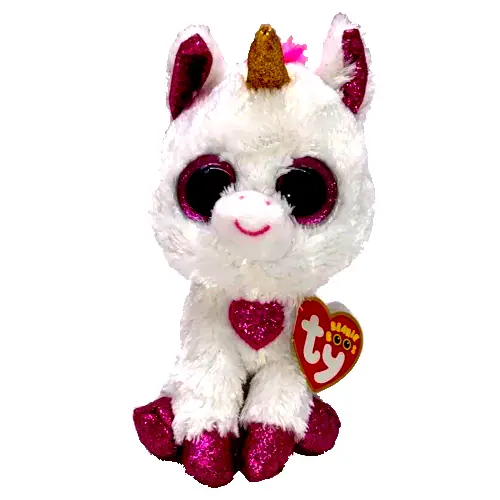 CHERIE the Valentine Unicorn 6" SMALL NEW MWMT Ty Beanie Boos 2019 Exclusive 