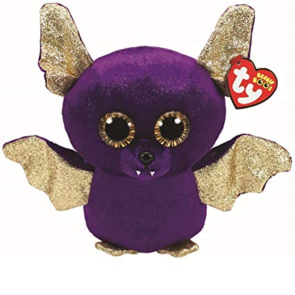 Beanie Boos COUNT Purple Gold Bat TY Plush Animal Toy # New 