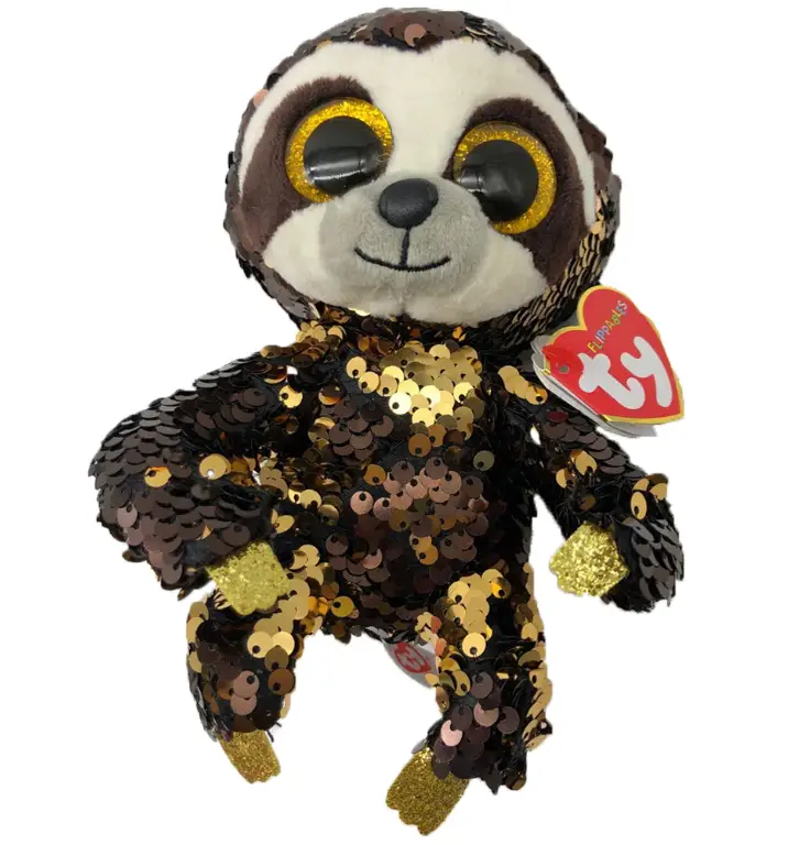 2018 Ty Beanie Boos Buddy 9" Medium DANGLER Sloth Stuffed Animal Plush MWMT's 