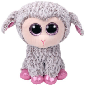 6 Inch MWMT Ty Beanie Baby ~ LULLABY the White Lamb