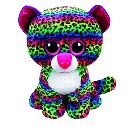 Details about   TY Beanie Boos Collection Dotty Rainbow Leopard 6” Plush Collectible Toy 