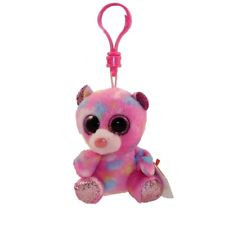 Details about   TY Beanie Boos FRANKY the Bear Pink Glitter Plush 6" 2018 