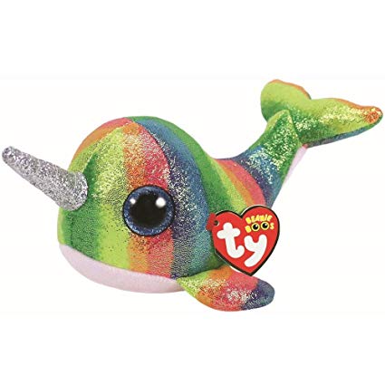 Ty Beanie Babies 36216 Boos Nori The Narwhal Boo for sale online 