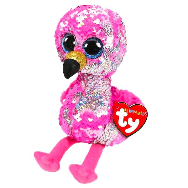Ty Beanie Babies 36763 Flippables Large Pinky the Flamingo 