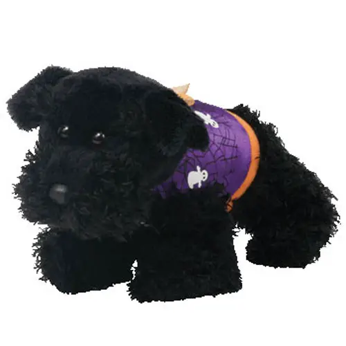 MINT TAGS INTERNET EXCLUSIVE TY TREMBLE the HALLOWEEN DOG BEANIE BABY