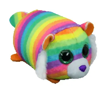 McDonald's Happy Meal Toy Teenie Teeny Tys Tiggy the Tiger #5 Rainbow W/ Dots 