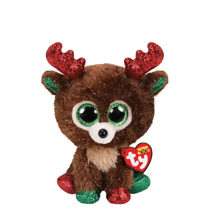 2019 Christmas TY Beanie Boos 6" FLURRY the Holiday Snowman Plush Toy Gift MWMTs 