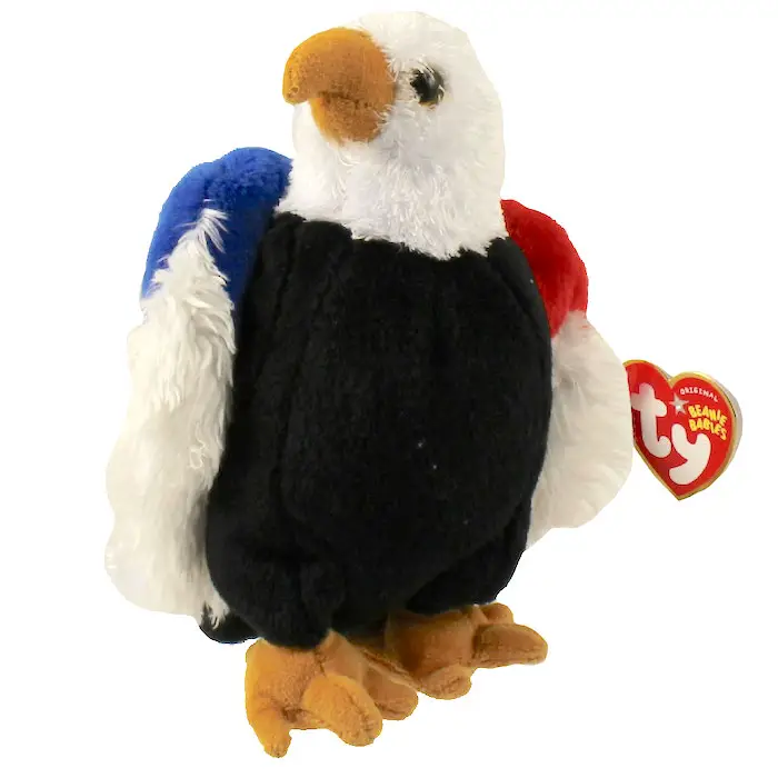Internet Exclusive - MWMTs TY Beanie Baby 5.5 inch FREE the Eagle 