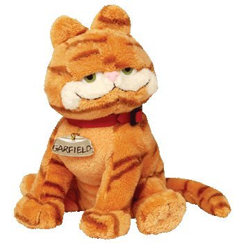 Ty Beanie Babies 40603 Garfield the Orange Cat Key Clip