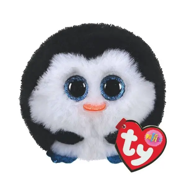 TY Beanie Boos 3" WADDLES Penguin Plastic Key Chain Clip MWMT's w/ Heart Tags 