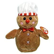 Ty Goody White Gingerbread Bear Christmas 5" Jingle Beanie 2005 Boy Girls 3 NRMT for sale online 