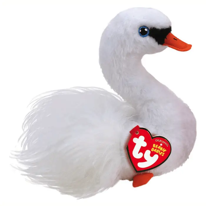 MWMT 6 Inch Ty Beanie Baby ~ GODDESS the Swan 