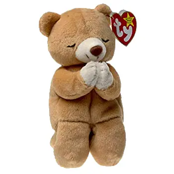 Details about   Ty Beanie Buddy Hope 10" Kneeling Praying Bear 1999 With Tag Protector Retired 