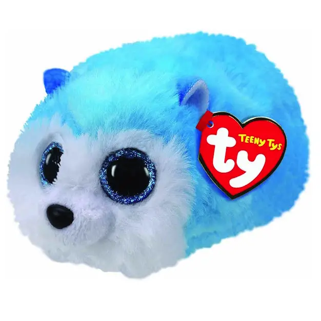 Details about   2019 TY Flippables Sequins Teeny Tys 4" SLUSH the Husky Stackable Plush Toy MWMT 