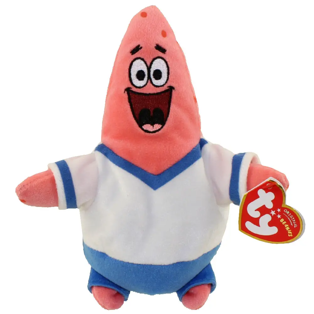 TY FIRST MATE PATRICK STAR BEANIE BABY MINT with MINT TAGS 
