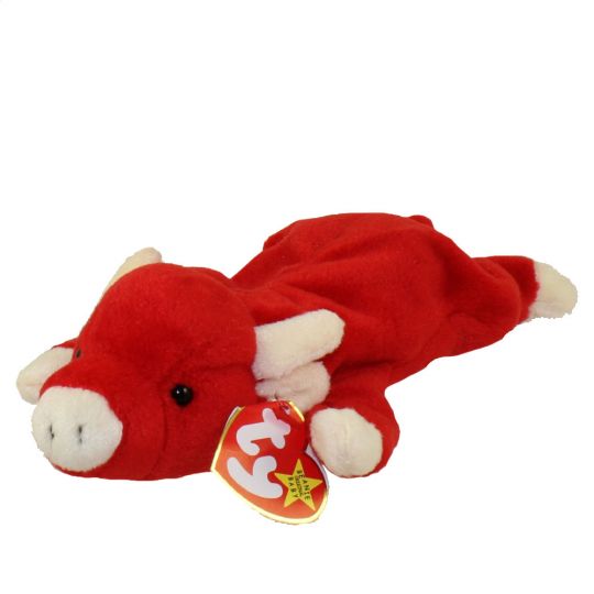 red cow beanie baby