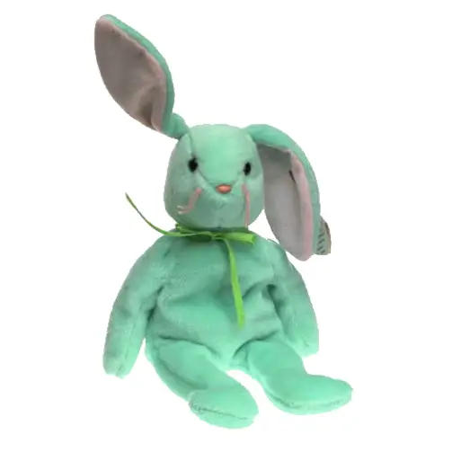 Ty Beanie Babies Hippity the Rabbit 8" Beanbag Plush Toy 