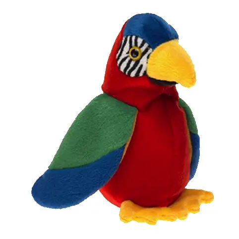 PRISTINE CLEAN Brand New MINT w/Mint Tags Ty Beanie Baby  "Jabber" the Parrot 