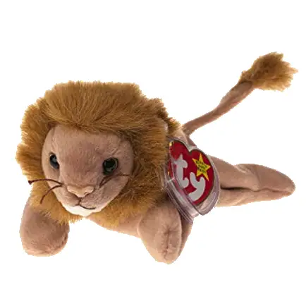 Ty Beanie Baby Style 4069 Brown Roary Lion Retired DOB February 20 1996 for sale online 