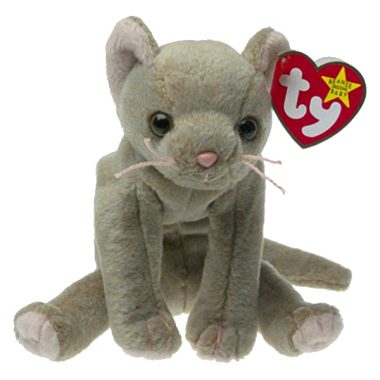 5.5 inch TY Beanie Baby SCAT the Cat