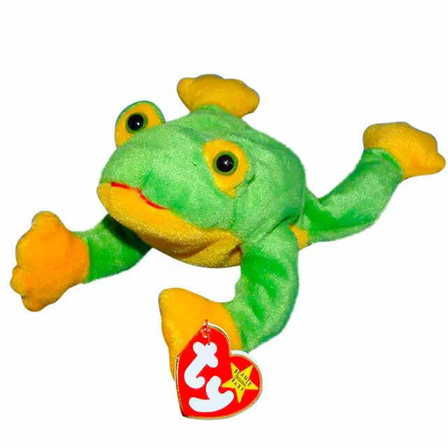 Ty Beanie Babies Smoochy The Frog MWMT 